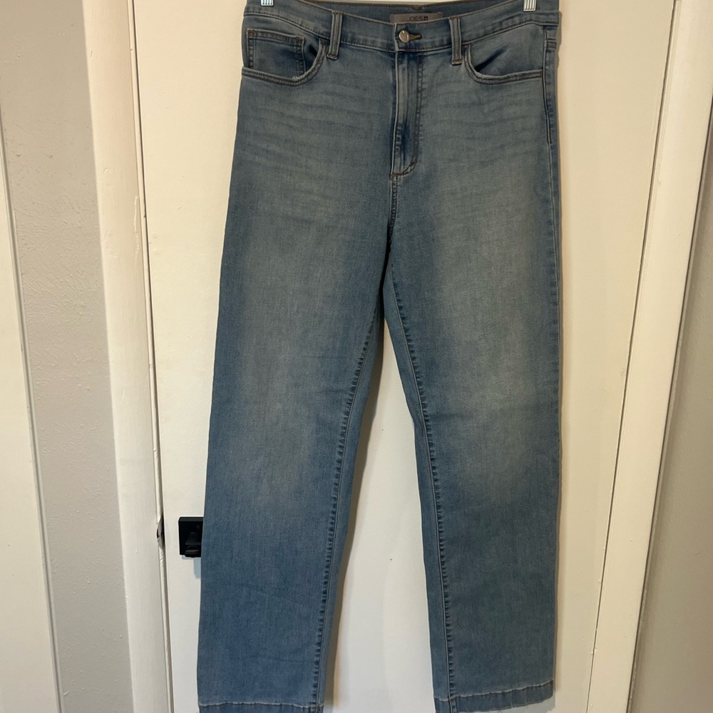 Joe’s High Rise Wide Leg Light Blue Jeans